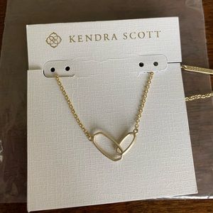 NWT Kendra Scott Gold Sawyer Necklace